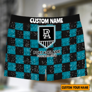Personalized Port Adelaide AFL Men Boxers For Fan