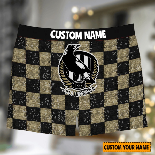 Personalized Collingwood AFL Men Boxers For Fan