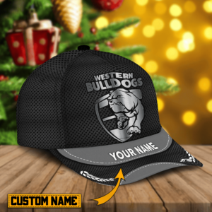 Custom Name Western Bulldogs AFL Cap For Fan