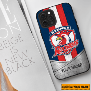 Personalized Sydney Roosters NRL Phone Case Gift For Fan 2025
