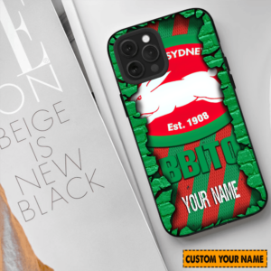 Personalized South Sydney Rabbitohs NRL Phone Case Gift Gift For Fan 2025 2025