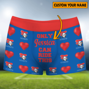 Personalized Newcastle Knights NRL Men Boxers Valentine Gift For Lover Boyfriend Husband