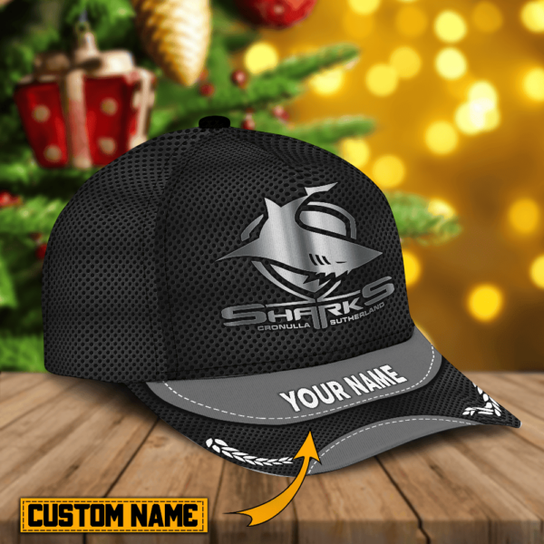 Custom Name Cronulla-Sutherland Sharks NRL Cap For Fan
