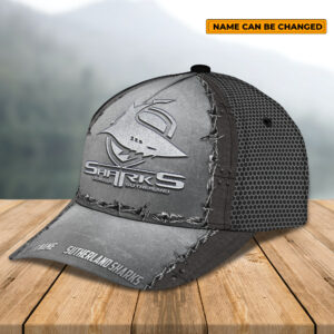 Personalized Cronulla-Sutherland Sharks NRL Cap For Fan