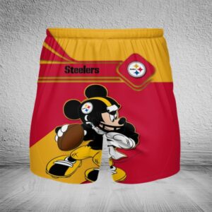 Pittsburgh Steelers Personalized Men Hawaiian Shorts Pant