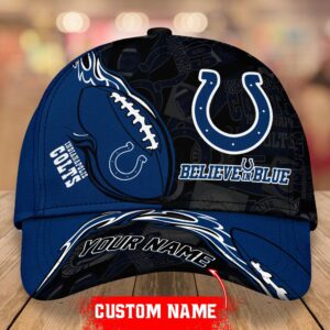 Indianapolis Colts Classic Personalized 3D Classic Cap For Fan