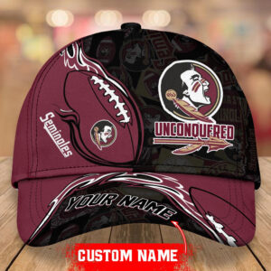 Florida State Seminoles NCAA Personalized 3D Classic Cap For Fan