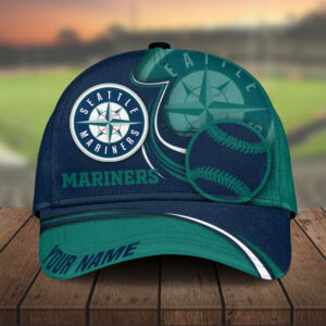 Seattle Mariners Personalized 3D Classic Cap For Fan