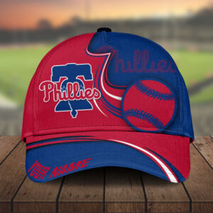 Philadelphia Phillies Personalized 3D Classic Cap For Fan