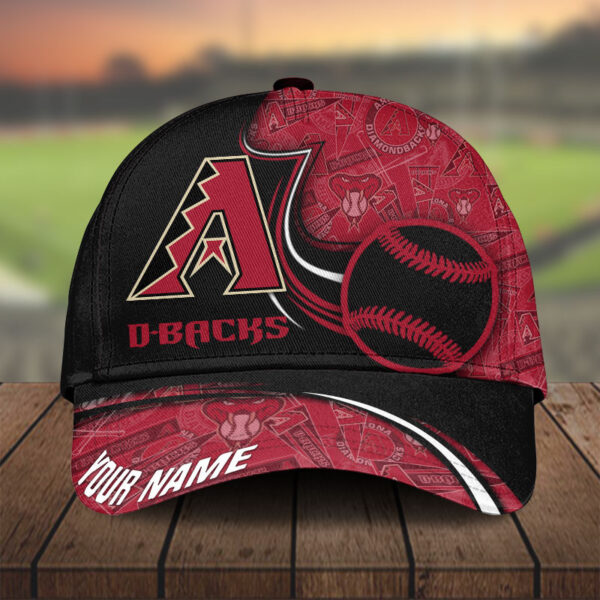 Arizona Diamondbacks Personalized 3D Classic Cap For Fan