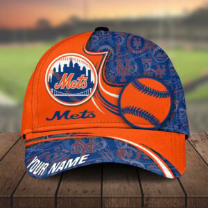 New York Mets Personalized 3D Classic Cap Gift For Fan 2025
