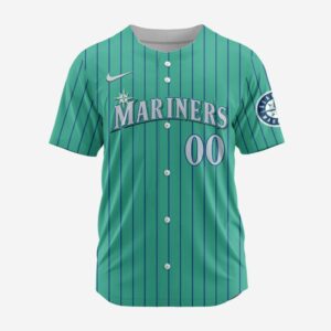 MLB Seattle Mariners Personalized Alternate Design Concept Baseball Jersey 2404