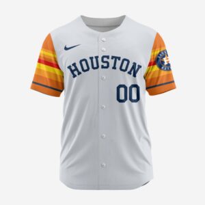 MLB Houston Astros Personalized Alternate Design Concept Baseball Jersey 2402