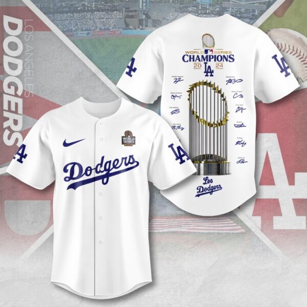 MLB Los Angeles Dodgers 2025 World Series Champions Design Baseball Jersey Gift for Men Women