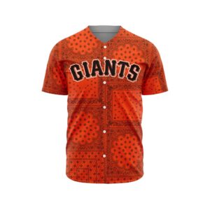 MLB San Francisco Giants Special Paisley Design Baseball Jersey Gift for Men Women