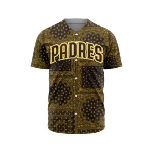 MLB San Diego Padres Special Paisley Design Baseball Jersey Gift for Men Women