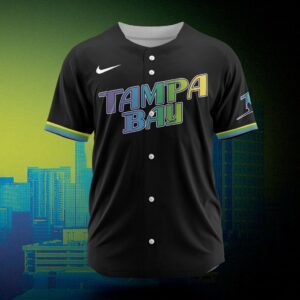 MLB Tampa Bay Rays Personalized City Connect Concept Design Baseball Jersey Gift for Men Women