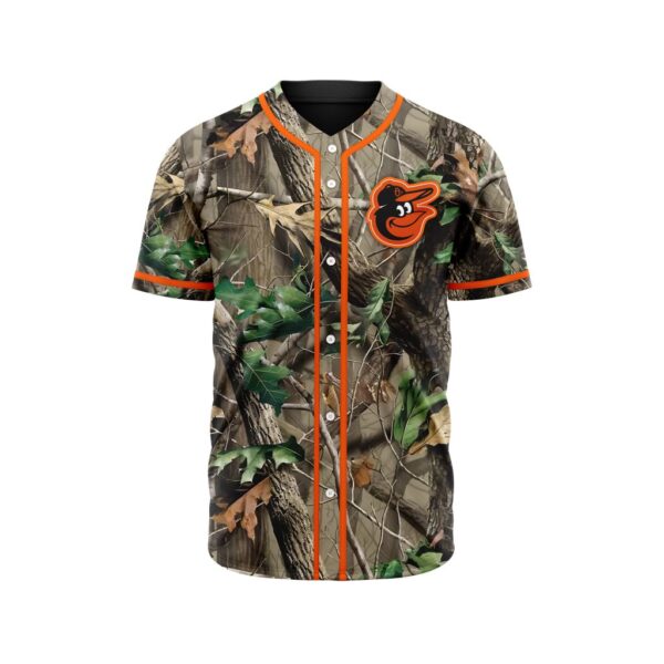 MLB Baltimore Orioles Special Realtree Camo Hunting Baseball Jersey Gift for Men Women