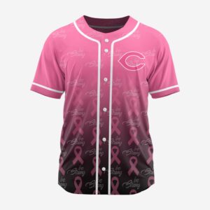 MLB Cincinnati Reds Special Pink Design Fight Breast Cancer Baseball Jersey Gift for Men Women