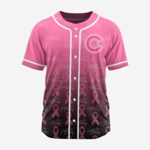 MLB Chicago Cubs Special Pink Design Fight Breast Cancer Baseball Jersey Gift for Men Women