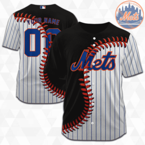 MLB New York Mets Personalized Mix Baseball Jersey Gift for Men Women