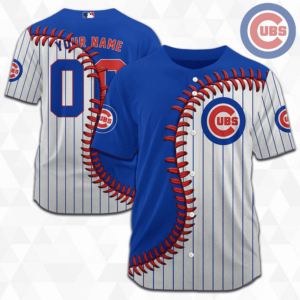 MLB Chicago Cubs Personalized Mix Baseball Jersey Gift for Men Women