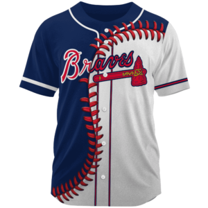 MLB Atlanta Braves Personalized Mix Baseball Jersey Gift for Men Women 3