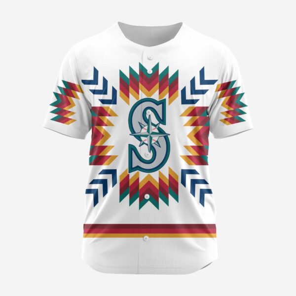 MLB Seattle Mariners Special Native Design Baseball Jersey Gift for Men Women