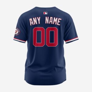 MLB Washington Nationals Personalized Alternate 02 Baseball Jersey 3