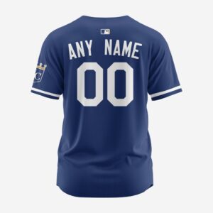 MLB Kansas City Royals Personalized Alternate 02 Baseball Jersey