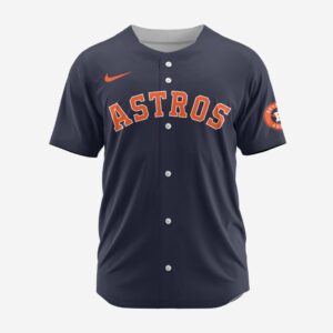 MLB Houston Astros Personalized Alternate 02 Baseball Jersey