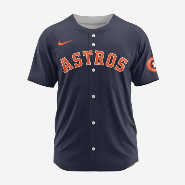 MLB Houston Astros Personalized Alternate 02 Baseball Jersey