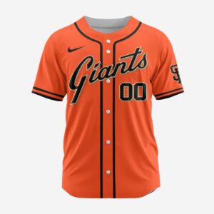 MLB San Francisco Giants Personalized Alternate Baseball Jersey 3