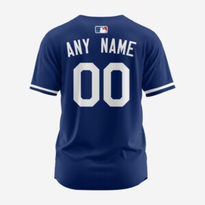 MLB Los Angeles Dodgers Personalized Alternate Baseball Jersey 3