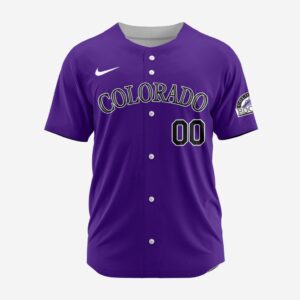 MLB Colorado Rockies Personalized Alternate Baseball Jersey