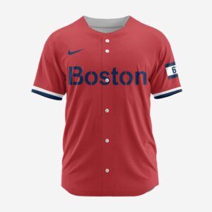 MLB Boston Red Sox Personalized Reverse Retro Concept Design Baseball Jersey
