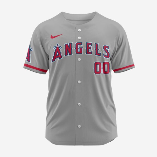MLB Los Angeles Angels Personalized 2025 Road Baseball Jersey