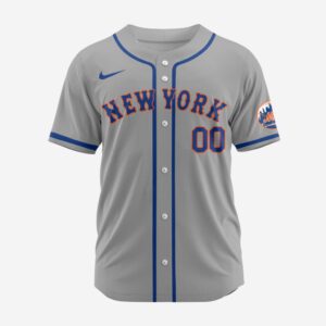 MLB New York Mets Personalized 2025 Road Baseball Jersey