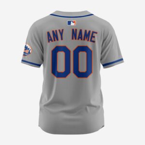 MLB New York Mets Personalized 2025 Road Baseball Jersey 3