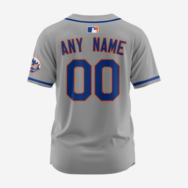 MLB New York Mets Personalized 2025 Road Baseball Jersey