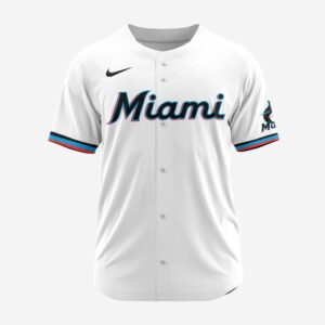 MLB Miami Marlins Personalized 2025 Home Baseball Jersey