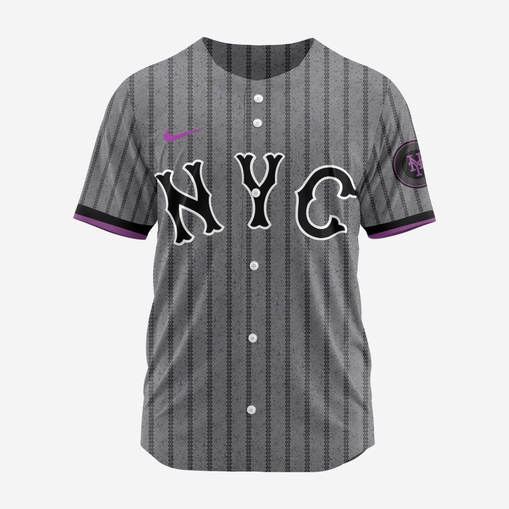 MLB New York Mets Personalized 2025 City Connect Baseball Jersey Design MLB New York Mets Personalized 2025 City Connect Baseball Jersey Design