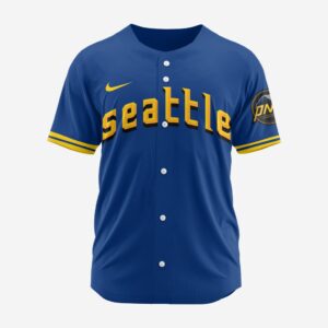 MLB Seattle Mariners Personalized 2025 City Connect Baseball Jersey Design
