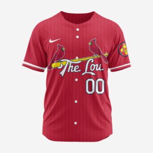 MLB St. Louis Cardinals Personalized 2025 City Connect Baseball Jersey Design