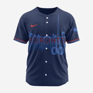 MLB Toronto Blue Jays Personalized 2025 City Connect Baseball Jersey Design