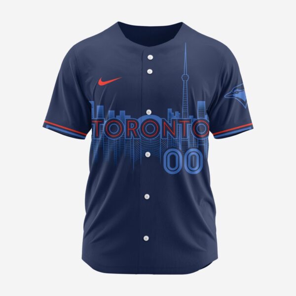 MLB Toronto Blue Jays Personalized 2025 City Connect Baseball Jersey Design