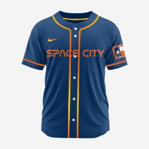 MLB Houston Astros Personalized 2025 City Connect Baseball Jersey Design
