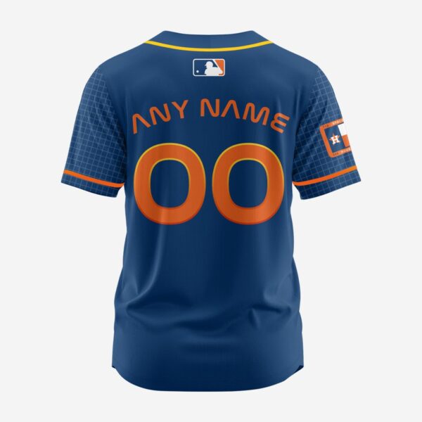 MLB Houston Astros Personalized 2025 City Connect Baseball Jersey Design