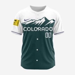 MLB Colorado Rockies Personalized 2025 City Connect Baseball Jersey Design