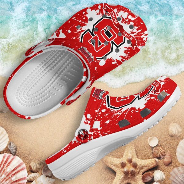 NC State Wolfpack Clog Shoes, Water Shoes – Gift for Men Women Fans – Gift for Men Women Fans